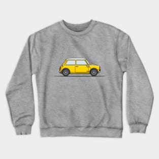 Classic Mini Cooper - Yellow Crewneck Sweatshirt